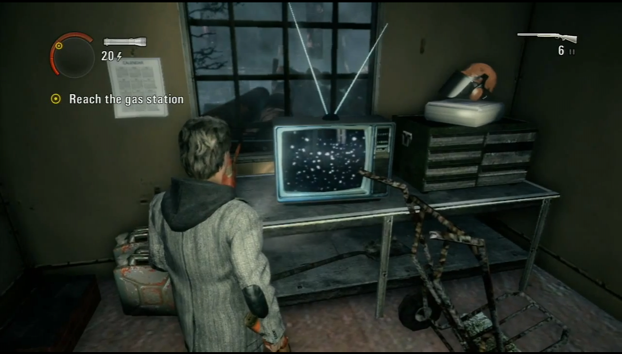 [02/10/2014] Alan Wake ist kein Spiel für schwache Nerven. Zwar ist es kein richtiges Horrorspiel, mit einigen Schockern kann es jedoch locker aufwarten. Dieses Spiel vermittelt eher das Gefühl eines Mystery-Thrillers in Videospielformat. Die Game eigene Fernsehserie 