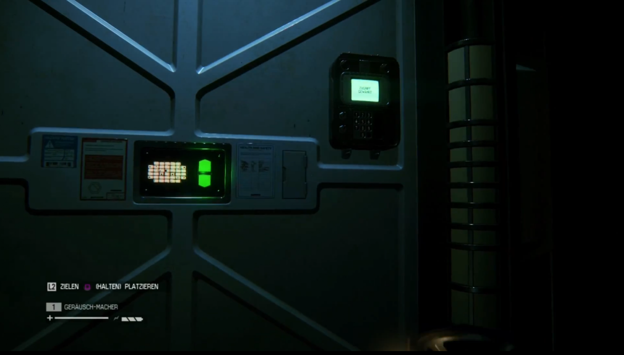 [20/10/2014] Aufzüge sind unsere besten Freunde in Alien: Isolation. Wann immer der blöde Xenomorph uns vernaschen will, obwohl wir dem ganz und gar nicht zustimmen, rettet uns der Aufzug ins nächste Level vorübergehend die Kehrseite.