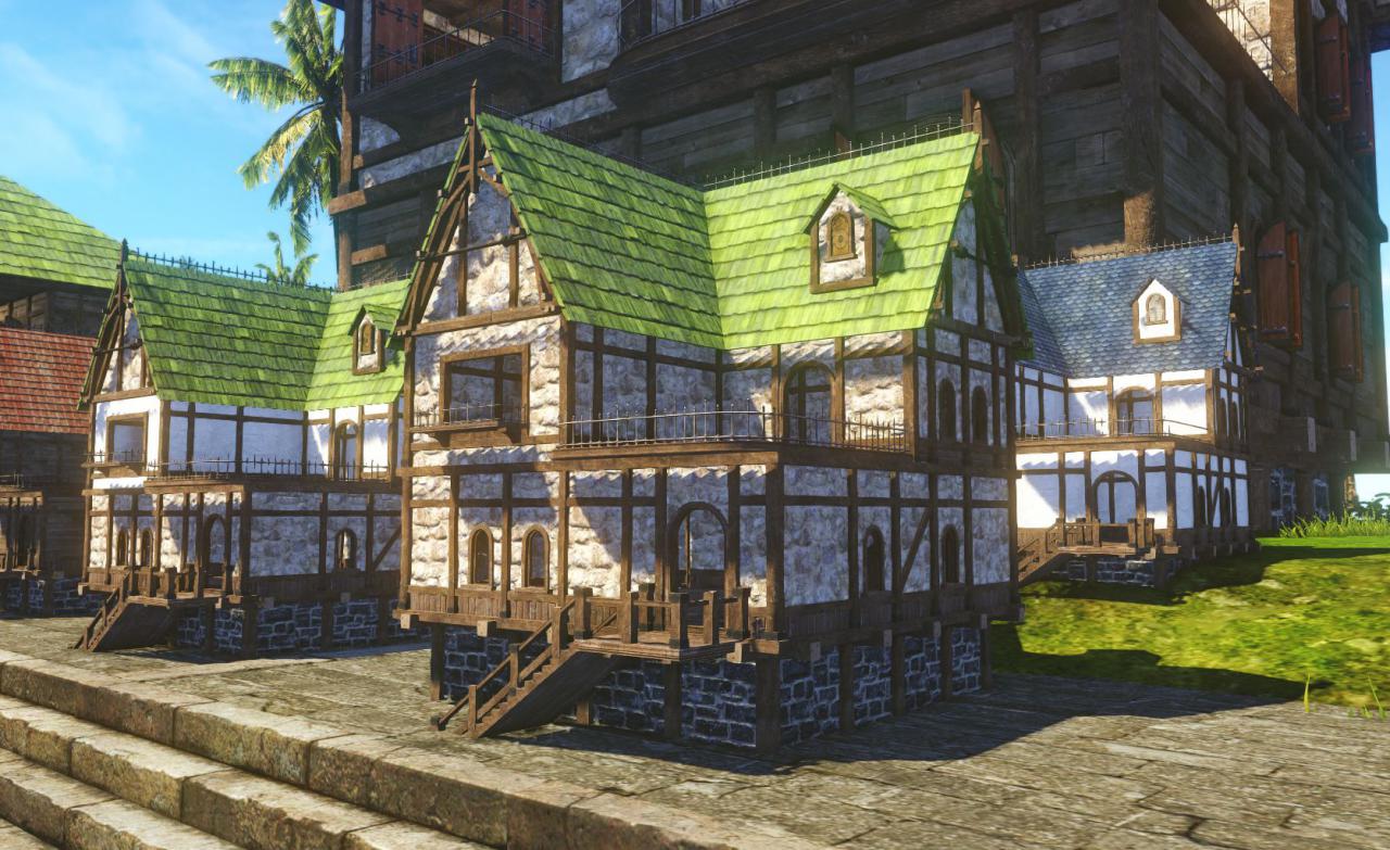 [24/10/2014] 3. ArcheAge: Dieses Sandbox-MMO bietet ein sehr umfangreiches Housing-System, das bei der Gestaltung der Häuser kaum einen Wünsch offen lässt. Der Spieler kann die Häuser selbst bauen und nicht nur fertige Modelle erwerben. Die Bauwerke sind ebenso wie in Aion nicht instanziert. Der Spieler kann dort Berufe ausüben und auch festlegen, wer das Haus betreten darf und wer nicht. Einen kleinen Nachteil hat das Feature aber: Es ist nur für zahlende Spieler verfügbar. Free-to-play-Accounts gehen leer aus.