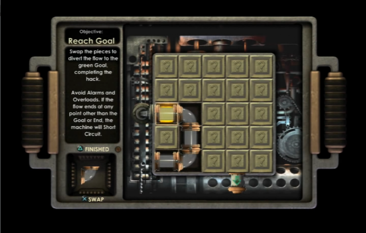 [08/10/2014] Was wäre BioShock ohne das Pipe-Hacking? Zwar müssen wir die Rohre in zunehmen kürzerer Zeit verlegen, dafür gibt es aber tolle und nützliche Goodies im Anschluss.