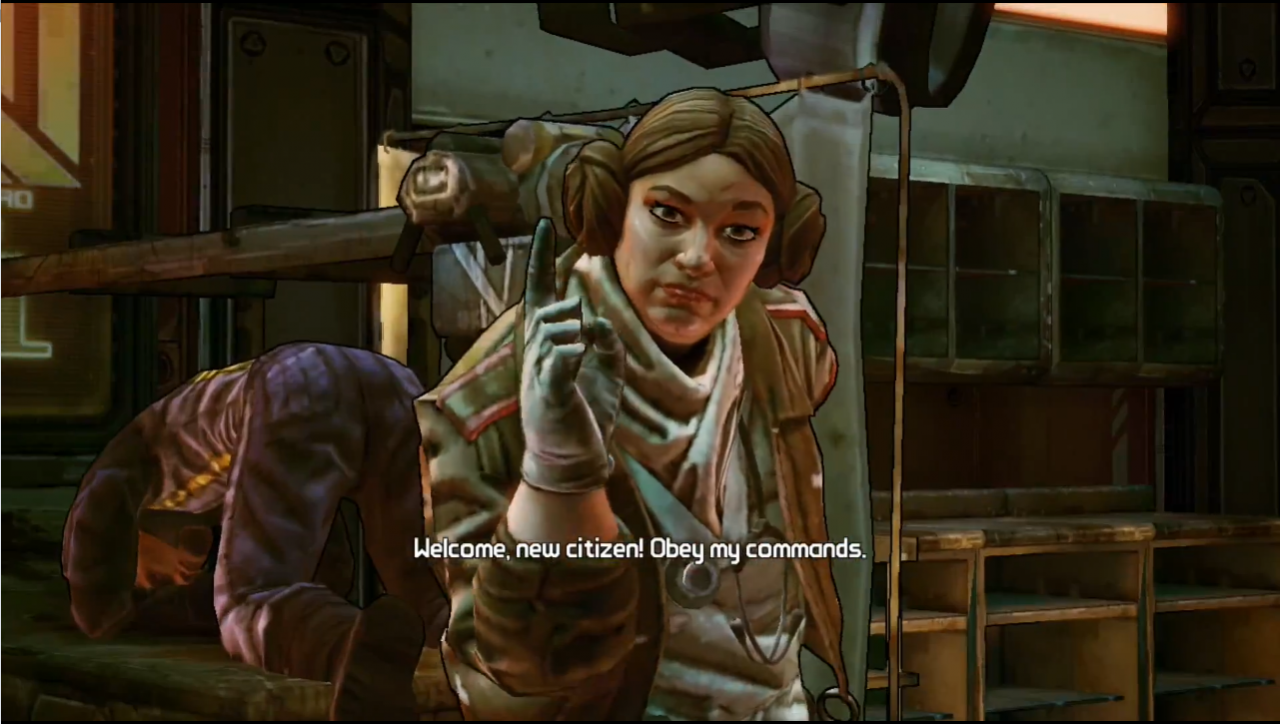[21/10/2014] Eine etwas unkonventionelle Krankenschwester haben wir in Borderlands: The Pre-Sequel. Wir können vor uns sehen, wie sie ihre Krankenstation mit eiserner Hand regiert.
