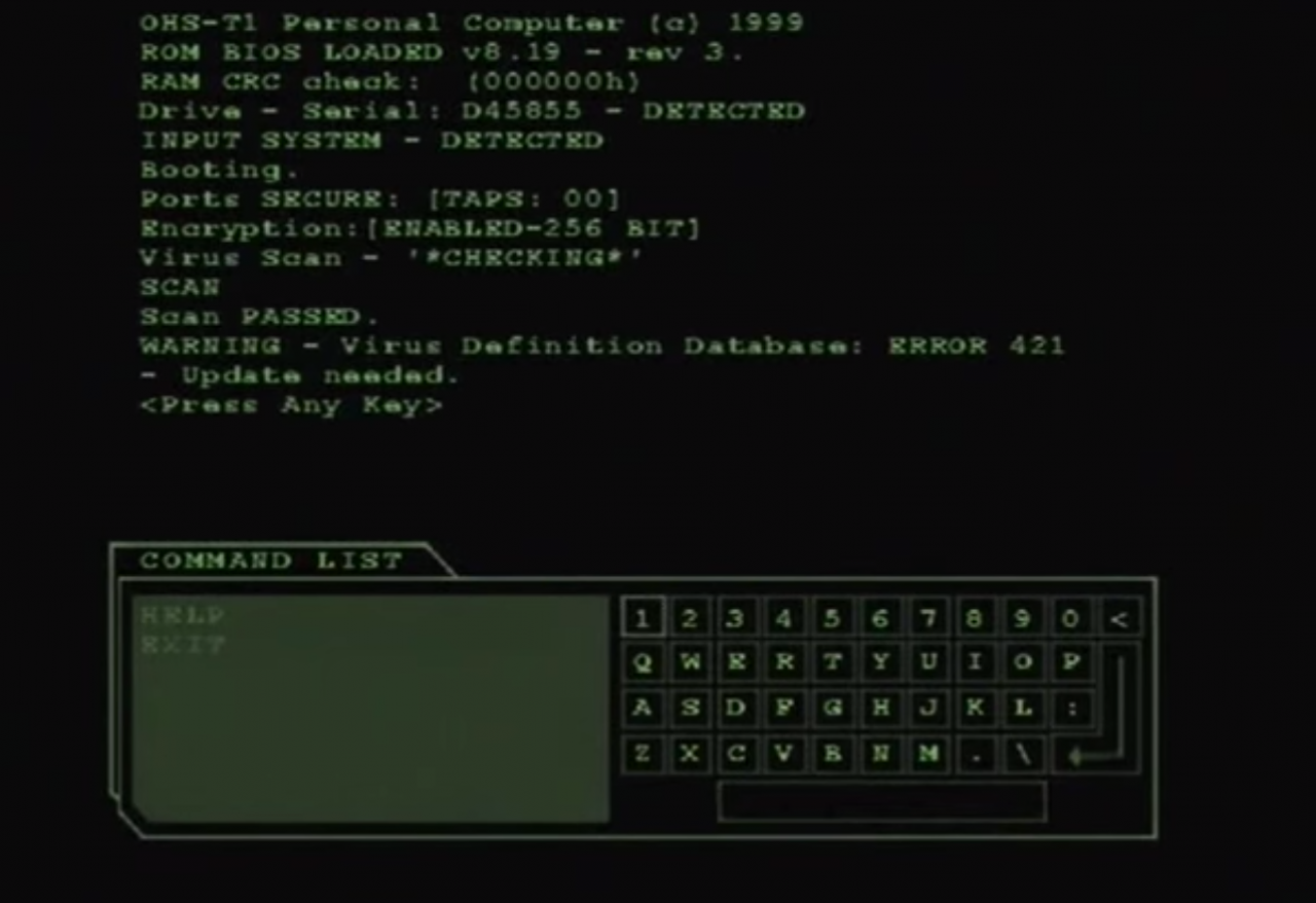 [30/10/2014] Als eines der ersten Spiele, die zum Matrix-Franchise gehören, dreht sich Enter the Matrix natürlich auch um das Hacken. Wie sonst sollte man auch in einer wahrhaftig computerisierten Welt überleben?