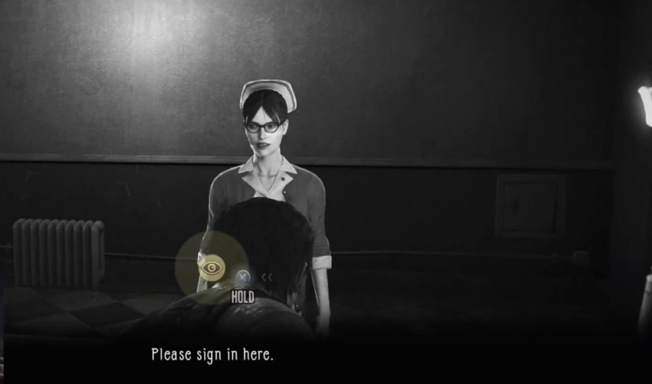 [21/10/2014] Die mysteriöse Krankenschwester aus The Evil Within ist uns äußerst suspekt. Zwar zeigt sie uns wie das mit dem Upgrade und dem Speichern funktioniert, dennoch trauen wir ihr nicht so ganz über den Weg.