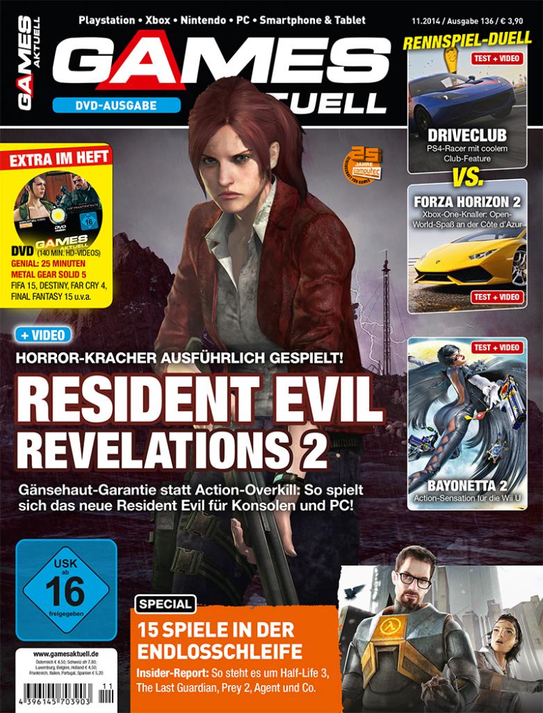 [09/10/2014] Games Aktuell 11/2014: Ab 15. Oktober am Kiosk!