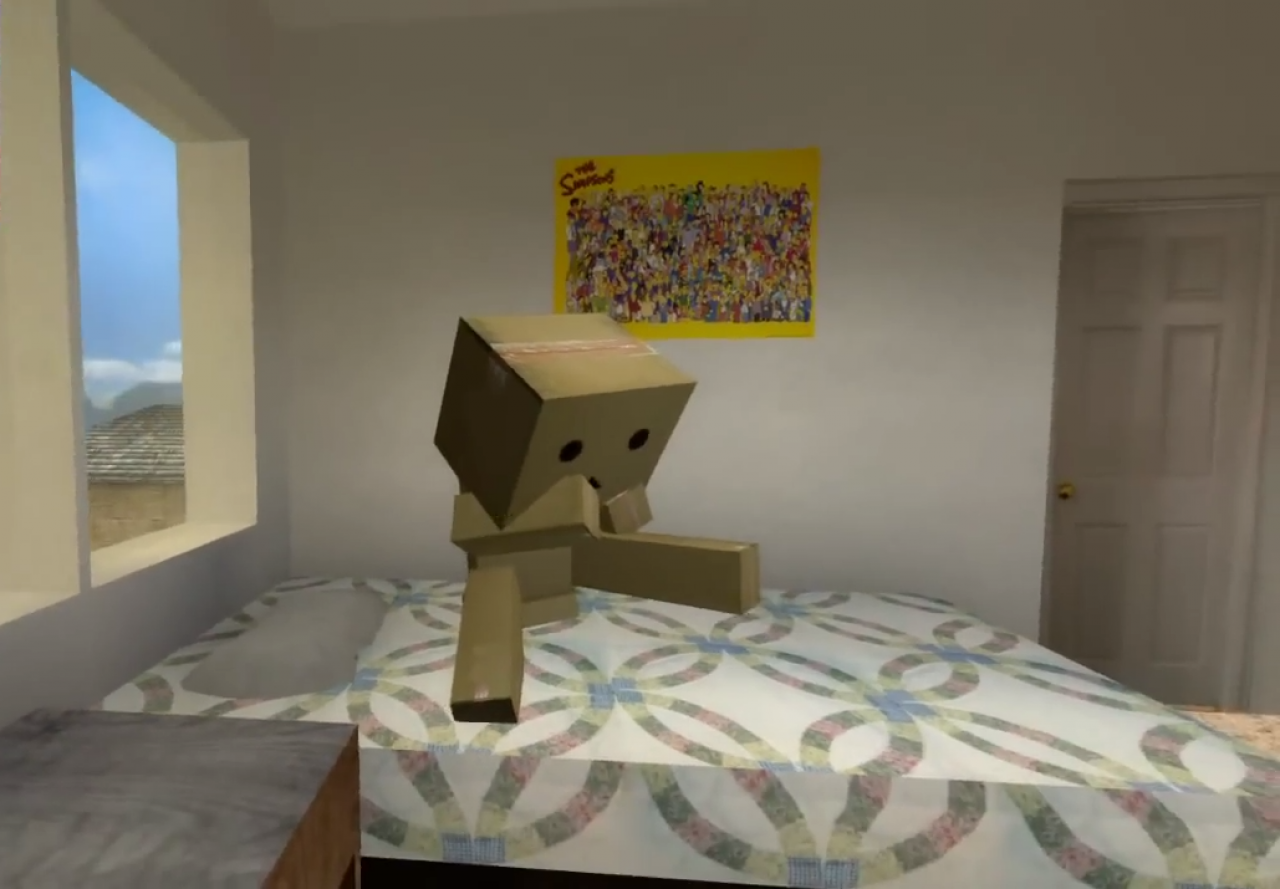 [29/10/2014] Pappkartons der etwas anderen Art begegnen uns mit Cardboard Friend in Garry's Mod. Dieses Wesen, das komplett aus Kartons gebaut ist, hat die unangenehme Eigenheit wie Slender-Man zu verfolgen und aus dem Nichts hinter uns aufzupoppen.