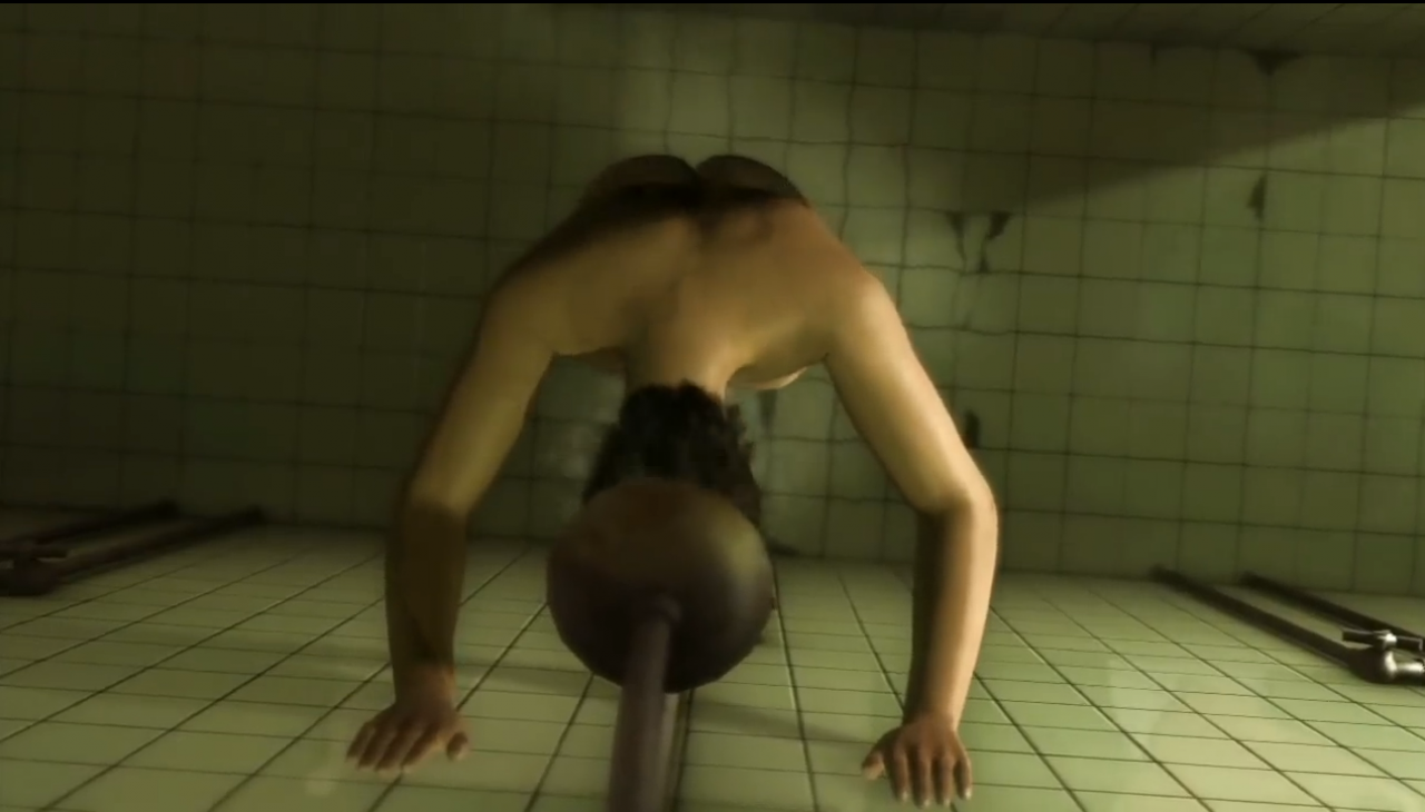 [09/10/2014] In Heavy Rain können wir Madison Paige eine Dusche nehmen lassen. Man beachte die interessante Position der Dusche im Badezimmer.
