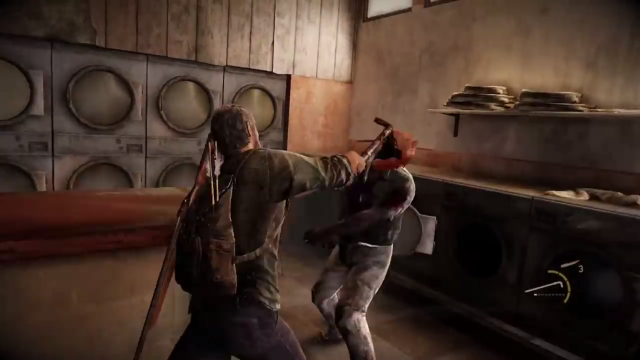 [30/10/2014] In The Last of Us finden wir zwar keine Rohrzange, mit der wir den Klickern und Runnern einheizen können, dafür greifen wir aber direkt zum Stahlrohr. Das hält auch einiges aus, auch wenn es ein wenig rostig ist.