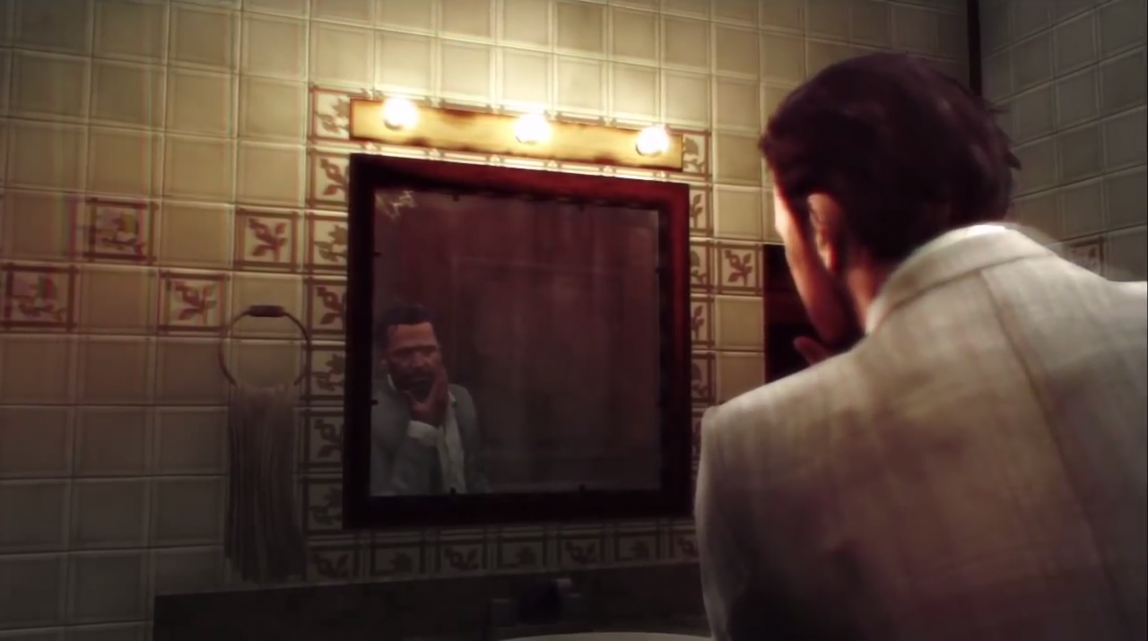 [13/10/2014] In Max Payne 3 gehen Alkohol und Tabletten Hand in Hand. Auch der obligatorische Blick in den Spiegel, um unser zerrüttetes Selbst zu betrachten, darf da nicht fehlen.