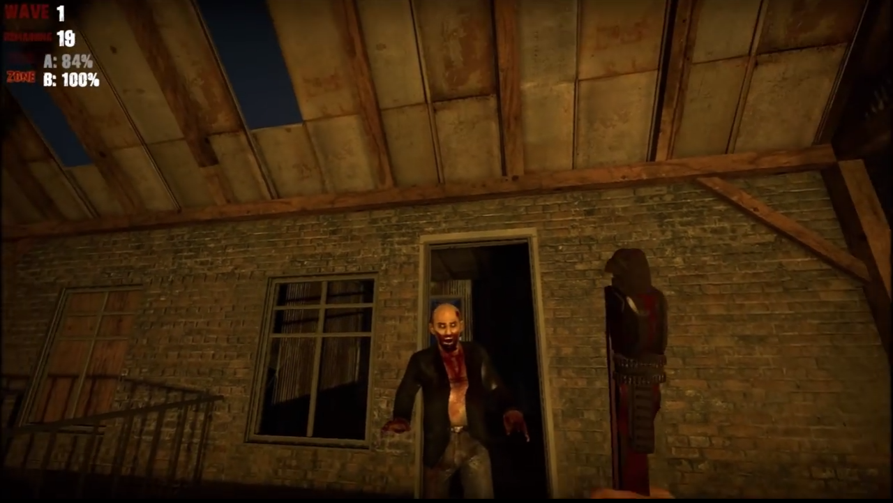 [30/10/2014] Auch in No More Room in Hell setzten wir uns mit einer Rohrzange gegen Zombies zur Wehr. Damit lassen sich untote Schädel auch außerordentlich gut spalten.