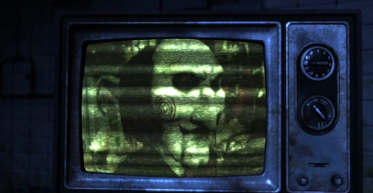 [02/10/2014] Jigsaw hat einen Faible für Fernseher. Das ist für die Kenner von Saw nichts Neues. Auch im Videospiel verhält es sich nicht anders und uns werden im Verlauf noch viele, viele Flimmerkisten begegnen.