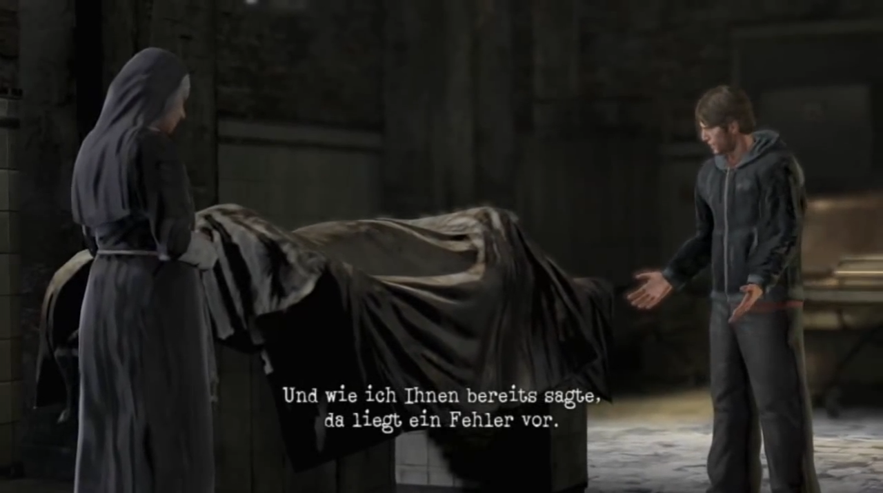[16/10/2014] In Silent Hill: Downpour ist die Nonnen aus dem Kloster alles andere als nett. Gnadenlos schmettert sie uns die Wahrheit über unseren Sohn entgegen.