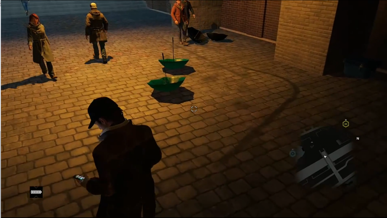 [23/10/2014] Watch Dogs lässt uns nicht nur in die Rolle eines skrupellosen Hackers schlüpfen. Die NPCs haben auch noch diese interessante Neigung, ihre Regenschirme einfach fallen und liegen zu lassen, wenn man schnell an ihnen vorbeirennt, ihre Telefone hackt oder sie auch einfach nur falsch anatmet. Cool, oder?
