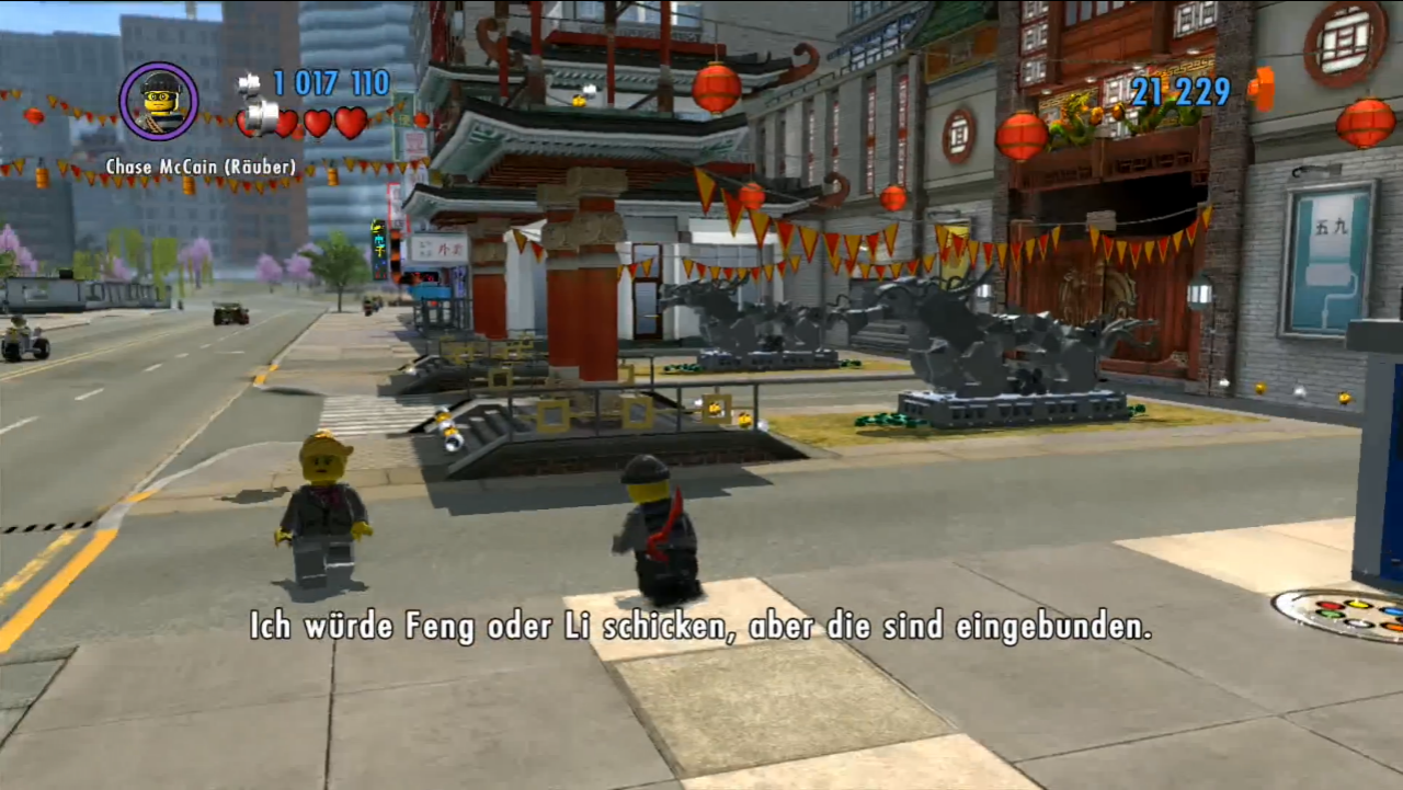 [04/11/2014] In Lego City Undercover spielen wir den Polizisten Chase McCain, der in alle möglichen Verkleidungen schlüpfen kann. Auf unserer Mission den bösen Rex Fury zu schnappen, landen wir auch in Chinatown. Und auch dort hacken wir auf der Suche nach Münzen alles kurz und klein.