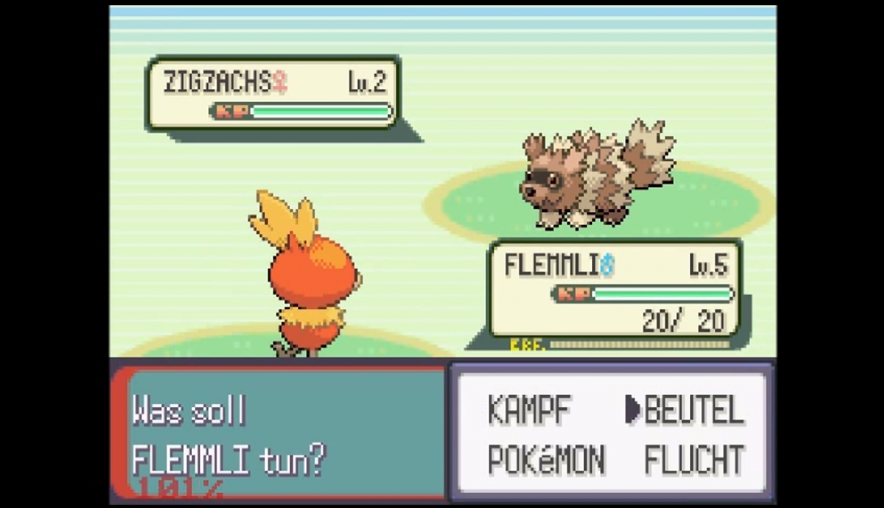 [26/11/2014] Ein feuriges Hühnchen, das man nicht mehr scharf würzen muss, ist Flemmli. In Pokémon Saphir und Rubin können wir das heiße Geflügel als Starter wählen und unsere epische Reise, die Welt niederzubrennen - äh, erkunden, beginnen.