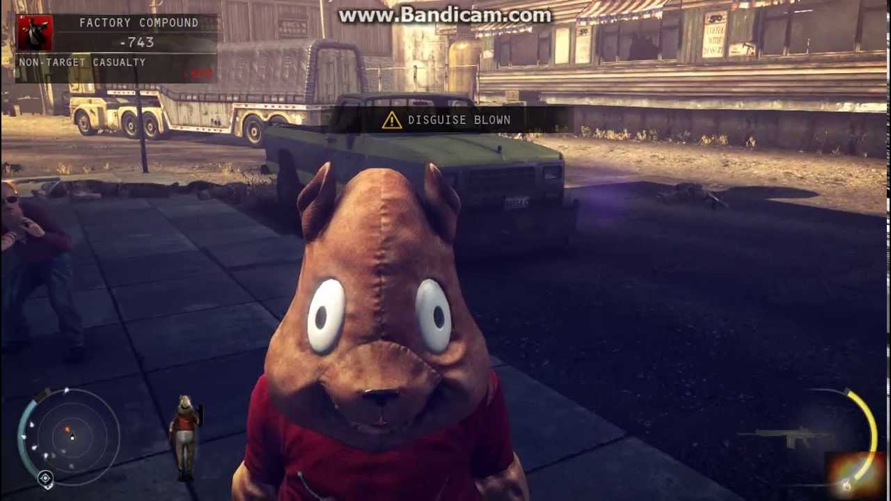 [15/12/2014] Ach ja, das berühmte Eichhörnchenkostüm aus Hitman: Absolution. Oder ist es ein Chipmunk? Ganz sicher sind wir uns nicht, aber in diesem Ding wird das Beseitigen unserer Ziele gleich fröhlicher.