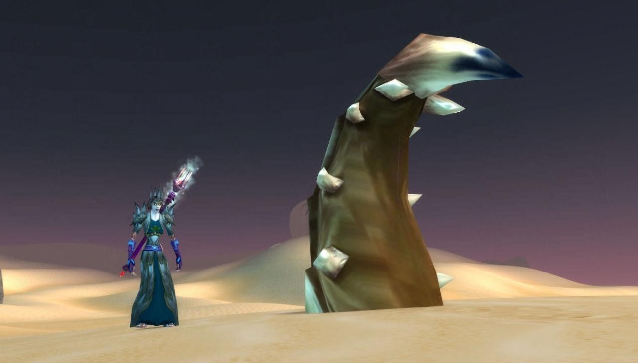 [15/12/2014] Auch World of Warcraft lässt es sich nicht nehmen, uns mit Tentakeln zu belästigen. Was könnte man sich auch schöneres vorstellen als bunte Glibberdinger? Ob die Sandtentakel auch glibberig sind?