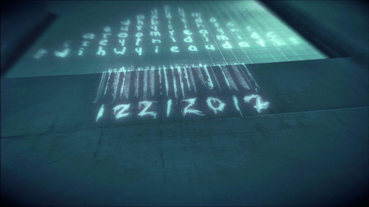 [08/12/2014] Die Schriftblöcke sind Nachrichten, die Subjekt 16 hinterlassen hat. Übersetzungskünstler entdecken darin Zahlenkombinationen, die auf den Maya-Kalender anspielen.