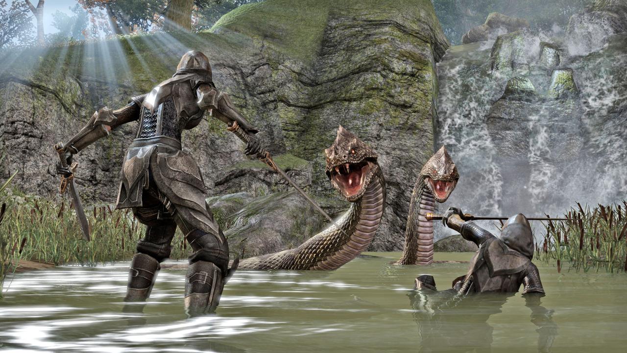 [09/12/2014] Macht auch allein Spaß: The Elder Scrolls Online fühlt sich teilweise weniger wie ein MMORPG, sondern eher wie ein klassisches Solo-Rollenspiel à la Skyrim an.
