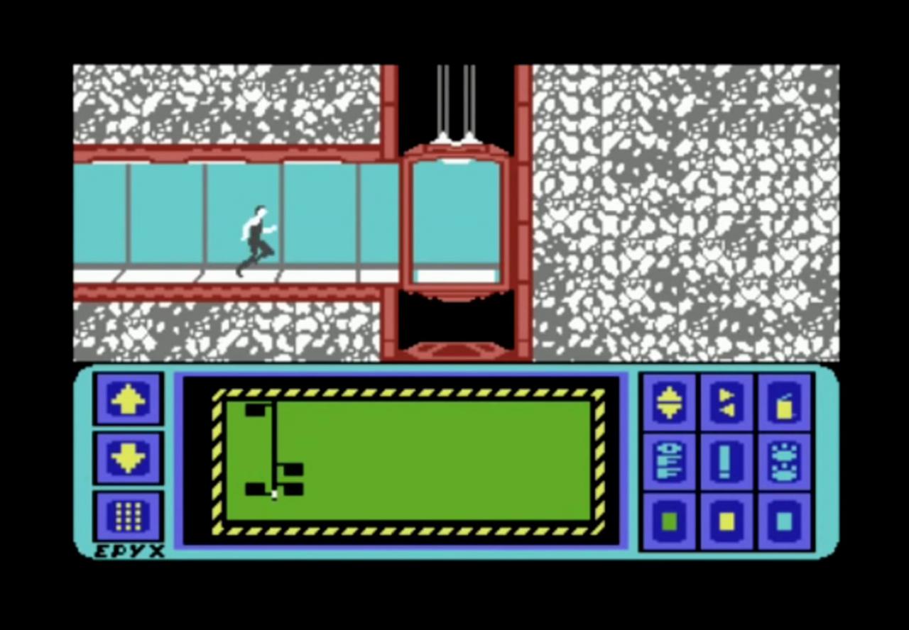 [26/01/2015] Impossible Mission gehört zu den Computerspiel-Klassikern und erschien 1984 erstmals für den Commodore 64. Mit seiner Genre-Mischung aus Jump&Run und Puzzle-Spiel begeisterte es viele Gamer. Man spielt hier einen Geheimagenten, der auf der Suche nach dem Bösewicht Dr. Elvin Atombender insgesamt 36 Codekarten sammeln muss. Diese müssen richtig zusammengesetzt werden, um an das korrekte Passwort zu kommen - gegebenenfalls muss das komplette Puzzle neu zusammengesetzt werden. Na, dann strengt mal eure Köpfchen an!