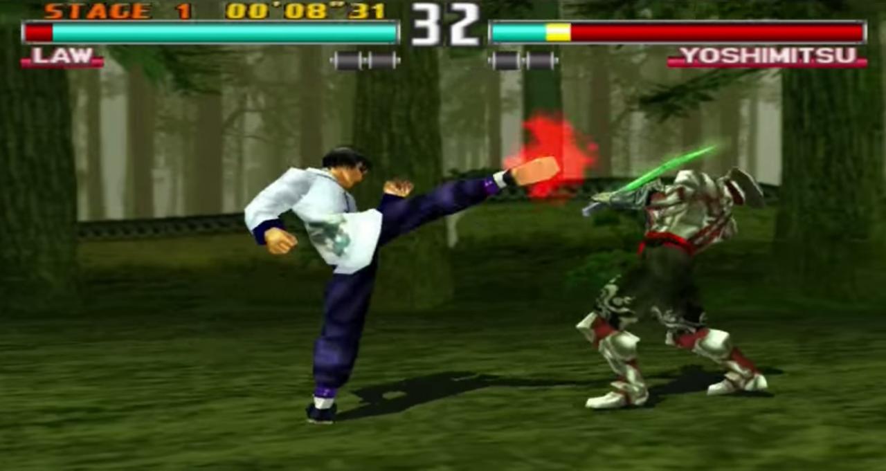 [22/01/2015] Um im Versus-Modus von Tekken 3 gegen Freunde erfolgreich zu sein, ist es von Vorteil, komplizierte Kampftechniken zu erlernen. Dazu bieten sich die verschiedensten Tastenkombinationen an. Oder aber man haut permanent auf dieselben Knöpfe und gewinnt trotzdem - ganz zum Frust des Mitspielers.