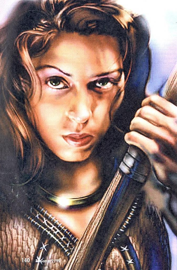 [30/01/2015] Diese Dame ist Jaheira aus Baldur's Gate. Die halb-elfische Druidin mag keine Städte und keine Dungeons. Das lässt sie den Spieler auch gerne und oft in blumigen Worten wissen. Einen Großteil der Spielzeit bringt man bei Baldur's Gate übrigens - große Überraschung - entweder in Dungeons oder Städten zu. Platz 9 für Jaheira!