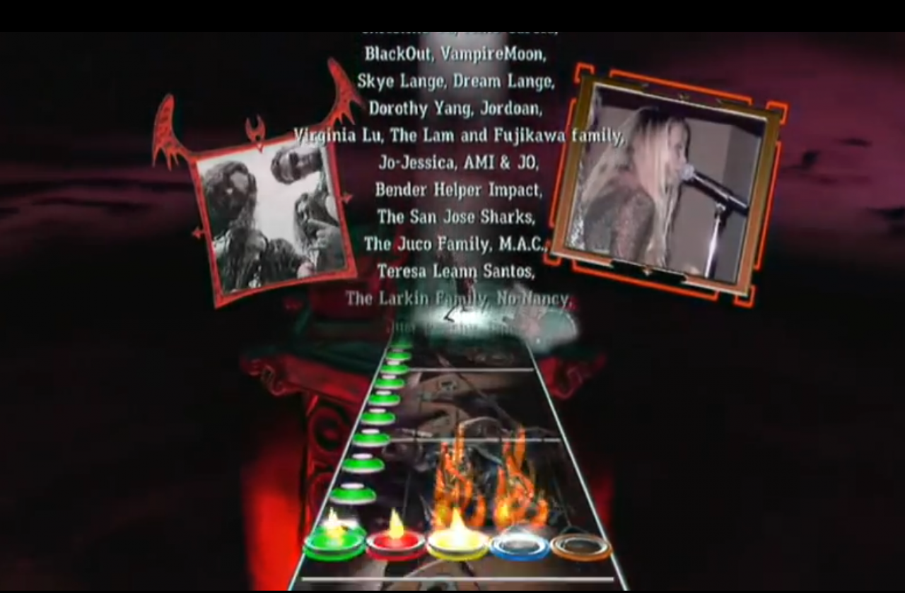 [14/01/2015] Auch Guitar Hero 3 hat während des Abspanns noch kräftig was zu bieten. So dürft ihr den Credit-Song 