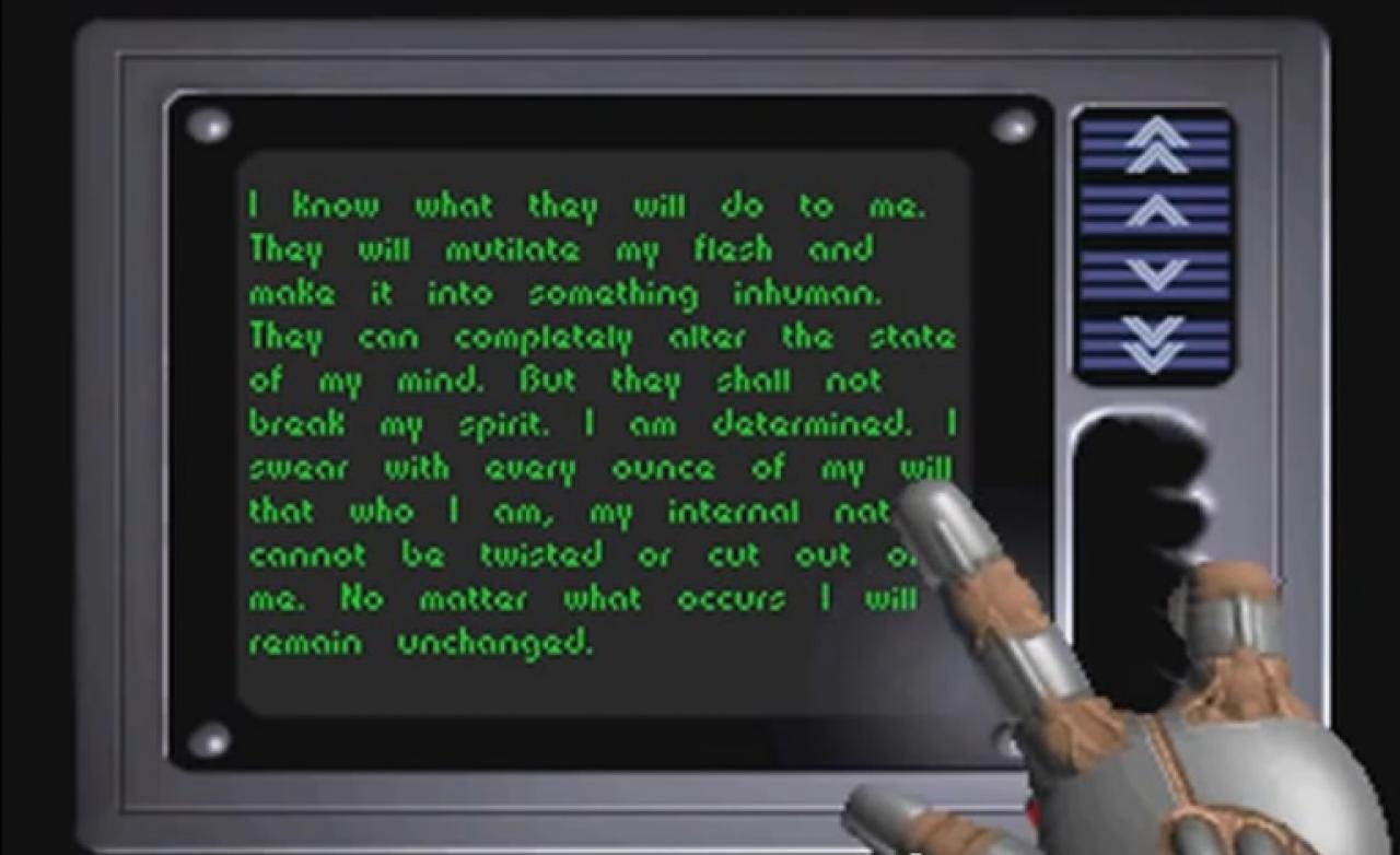 [12/02/2015] Das Action-Adventure Bioforge aus dem Jahr 1996 ist definitiv nichts fürs Lesemuffel. NSC-Gegner führen Tagebücher. Verrückte Wissenschaftler, die den Protagonisten zum Cyborg gemacht haben, legen detaillierte Aufzeichnungen an. Und zu guter Letzt stößt man auf das schriftliche Vermächtnis einer außerirdischen Zivilisation. Es sind auch diese Schriftstücke, die einem das Game noch nach 19 Jahren im Gedächtnis halten.