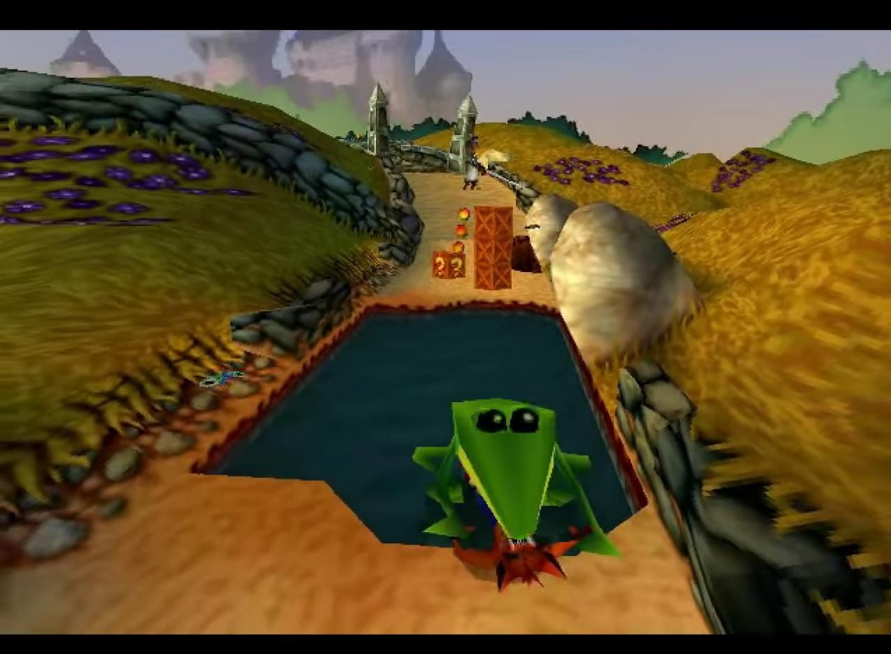 [13/02/2015] In dieser Szene aus Crash Bandicoot 3 handelt es sich nicht wirklich um einen Tod. Crash verliert dennoch ein 