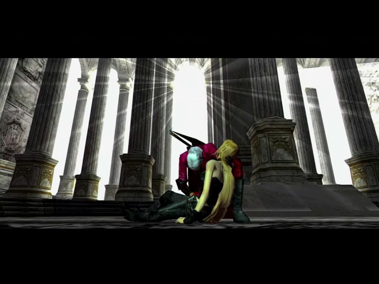[19/02/2015] Nach dem Sieg über Mundus in Devil May Cry ist Dante in dem Glauben, Trish sei tot. Er geht zu ihrem leblosen Körper, erhebt sie leicht und es folgt eine recht emotionale Szene - zumindest bis zu dem Punkt, als er die berühmte Zeile 