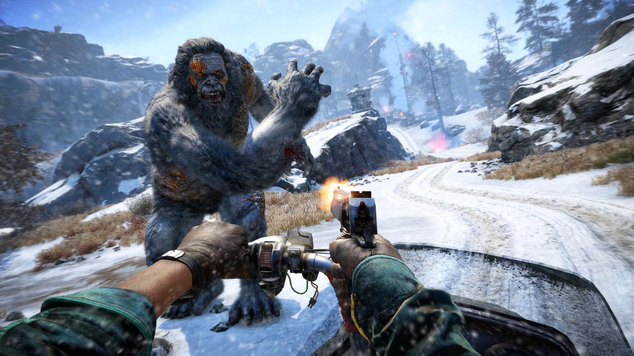 [27/02/2015] Auch wenn ihr kein Kryptozoologe seid, müsst ihr euch im DLC von Far Cry mit Yetis im Himalaja herumschlagen. Als wäre das noch nicht genug, greifen euch auch noch Mitglieder der Yalung-Sekte an. Damit es euch nicht so friert und um die Sektenmitglieder abzuwehren, könnt ihr unter anderem Ölteppiche freischalten, die ihr in Brand setzt.
