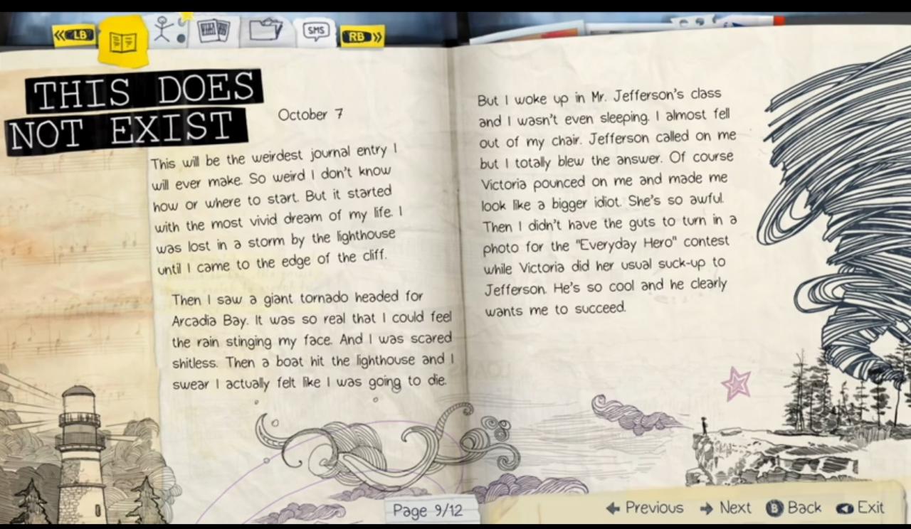 [13/02/2015] Maxine, die Heldin aus Life Is Strange, führt ein Tagebuch. Skeptiker werden bei Tagebüchern von Spiele-Helden jetzt an eine lieblose Auflistung von Quests denken. Das ist dieses Schriftstück aber keineswegs: es ist sehr liebevoll gestaltet und gehört zu den lesenswertesten Büchern, die man in Spielen finden kann.