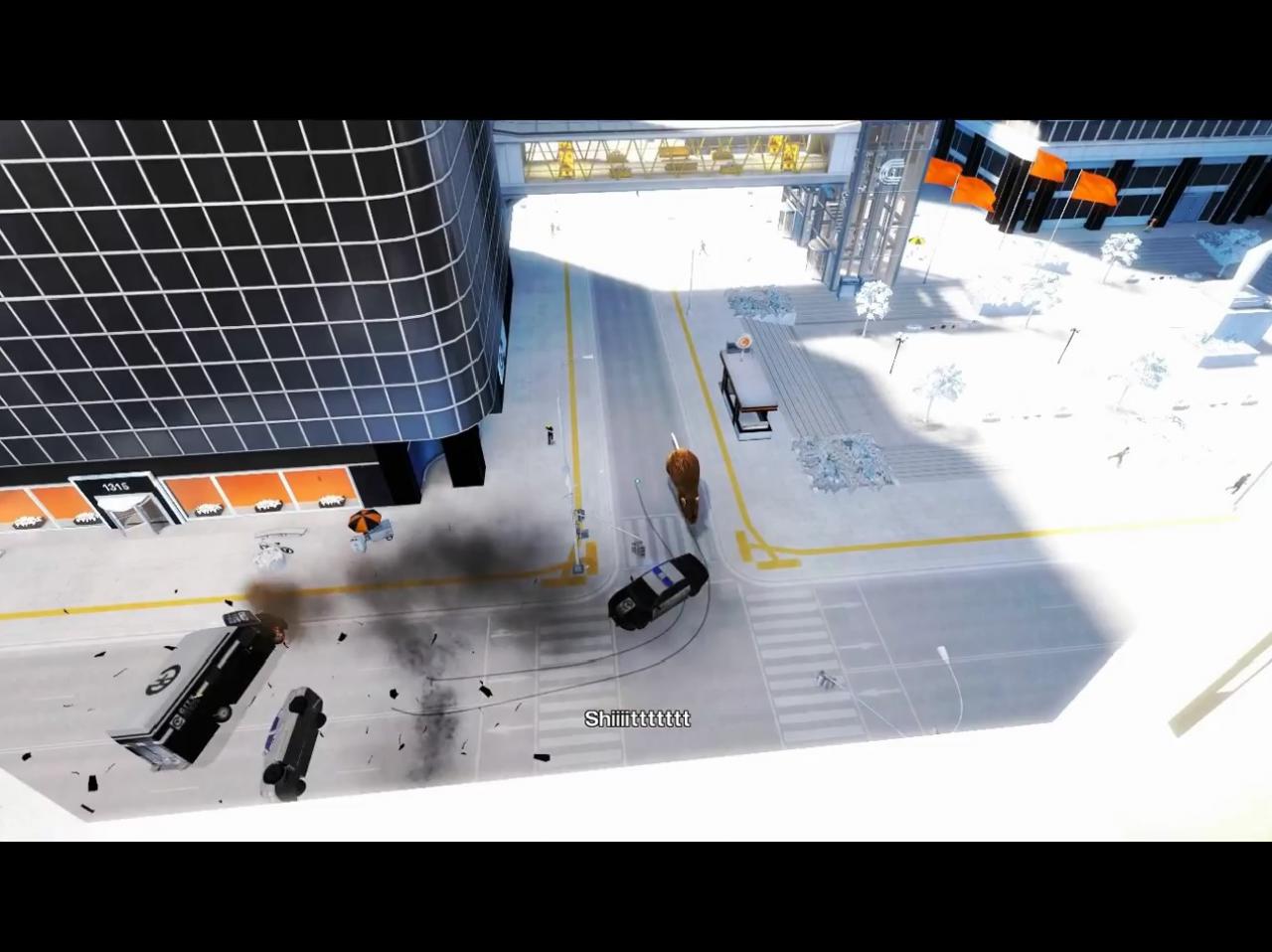 [16/02/2015] Im achten Kapitel von Mirror's Edge müsst ihr mit einem Scharfschützengewehr einen Van abschießen. Habt ihr das getan und zielt mit dem Gewehr nun auf die orangene Scheibe mit den vier weißen Kreisen, werdet ihr kurz darauf eine gigantische Ratte sichten.