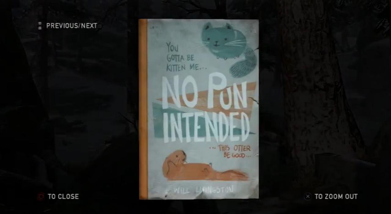 [13/02/2015] Humor erleichtert das Leben in einer postapokalyptischen Welt ungemein. Um ihr Gemüt aufzuhellen, liest Ellie in The Last of Us aus 