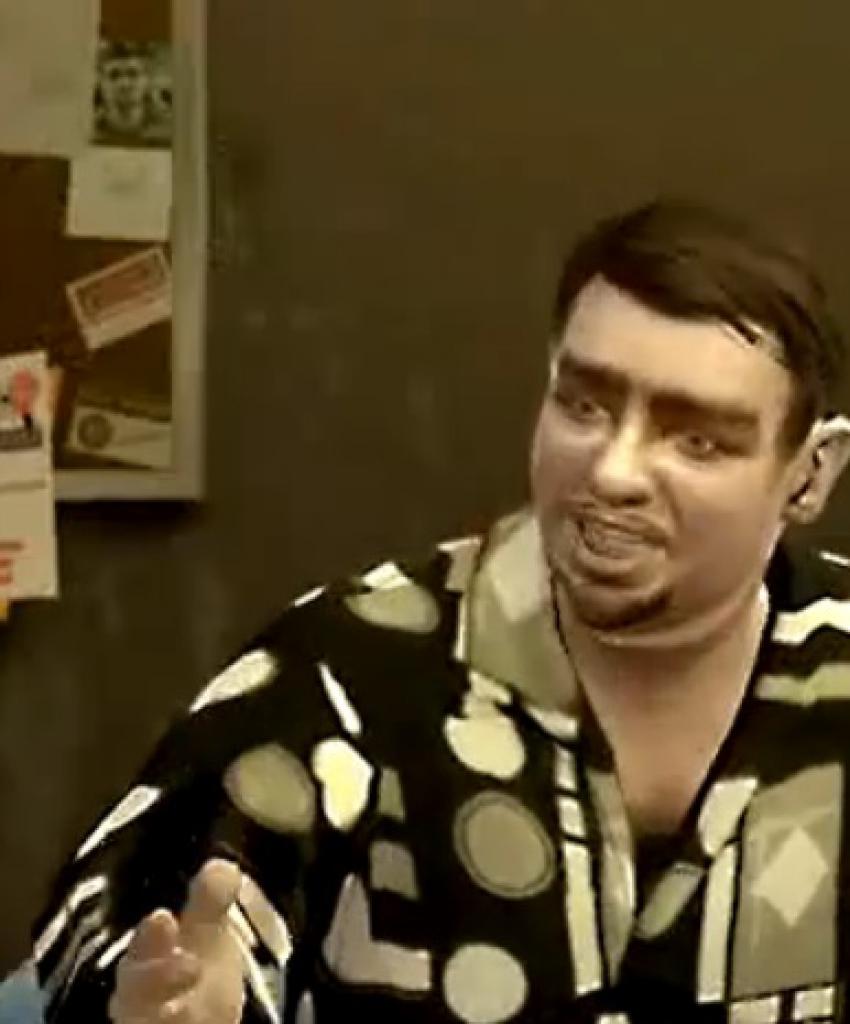 [12/02/2015] Wenn eine Frau genug getrunken hat, um Roman Bellic attraktiv zu finden, ist sie vermutlich nicht mehr in der Lage, GTA IV zu spielen. Aber keine Sorge, Roman ist nicht nur unansehnlich, er ist auch ein Trunkenbold, ein Taugenichts und ein Hochstapler. Kurioser Weise wird er im Laufe des Spiels entführt und muss von seinem Cousin gerettet werden. Damit ist er die wahrscheinlich hässlichste Prinzessin, die je von einem Spiele-Helden gerettet werden muss.