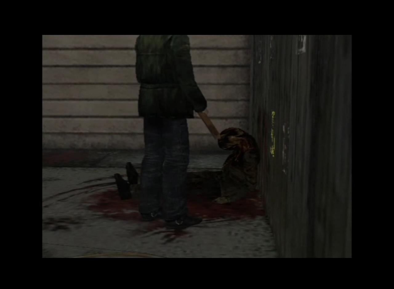 [16/02/2015] Auch in Silent Hill 2 trifft man auf einen eher gruseligen Easter Egg. Dort begegnet man nicht nur einmal leblosen Körpern, deren Gesichter nicht mehr zu identifizieren sind. Schaut man jedoch genauer in, so erkennt man, dass alles andere sehr dem Protagonisten James ähnelt. Die Körper sehen aus wie James - und auf den ersten Leichnam stößt man schon ziemlich früh im Spiel. Kein gutes Omen für den weiteren Verlauf der Geschichte. Ob die leblosen Körper eine tiefere Bedeutung im Hinblick auf James' Psyche haben, bleibt der Interpretation überlassen. Wir zählen es als gruseliges Easter Egg hier auf.