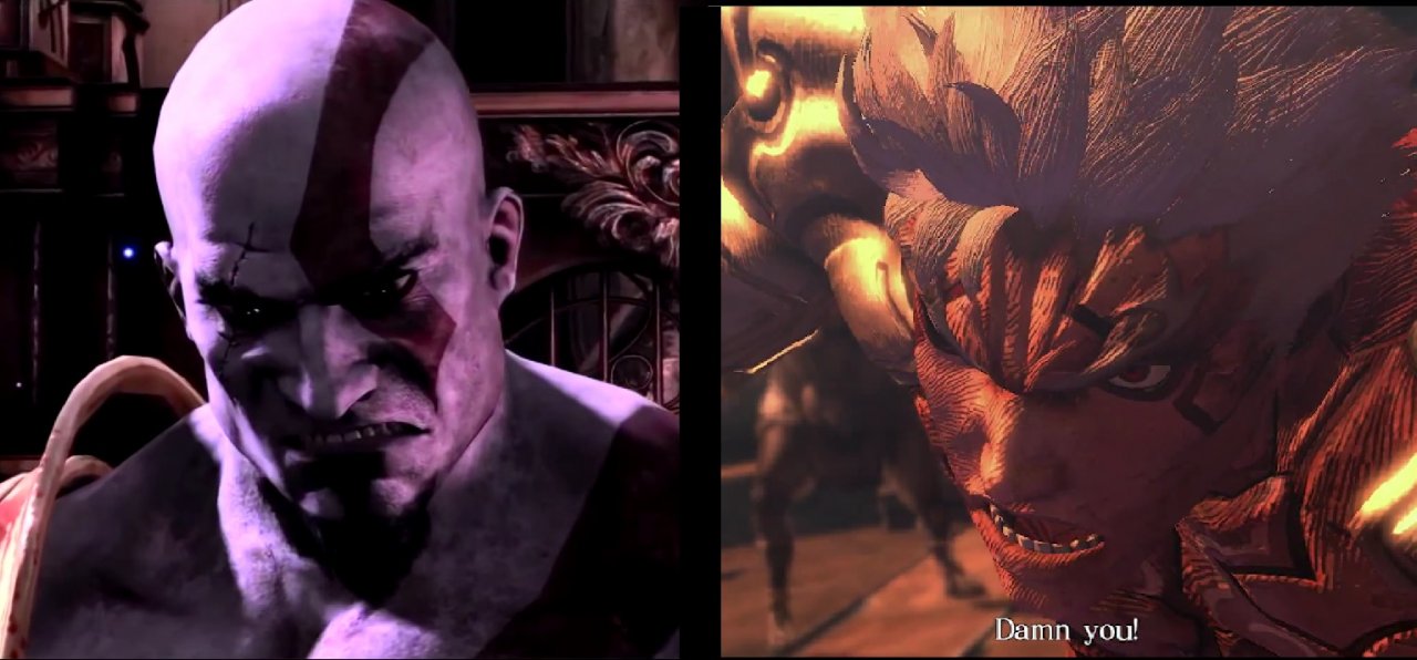 [05/02/2015] Kratos und Asura haben so einiges gemeinsam. Beide sind meistens sehr sehr wütend und beide sind Experten darin, Götter zu vermöbeln. Dementsprechend wäre es umso interessanter zu wissen, welcher der beiden Halbgötter bei einem Zweikampf als Sieger hervorgehen würde. Fest steht: nach dem Kampf würde kein Stein mehr auf dem anderen stehen.