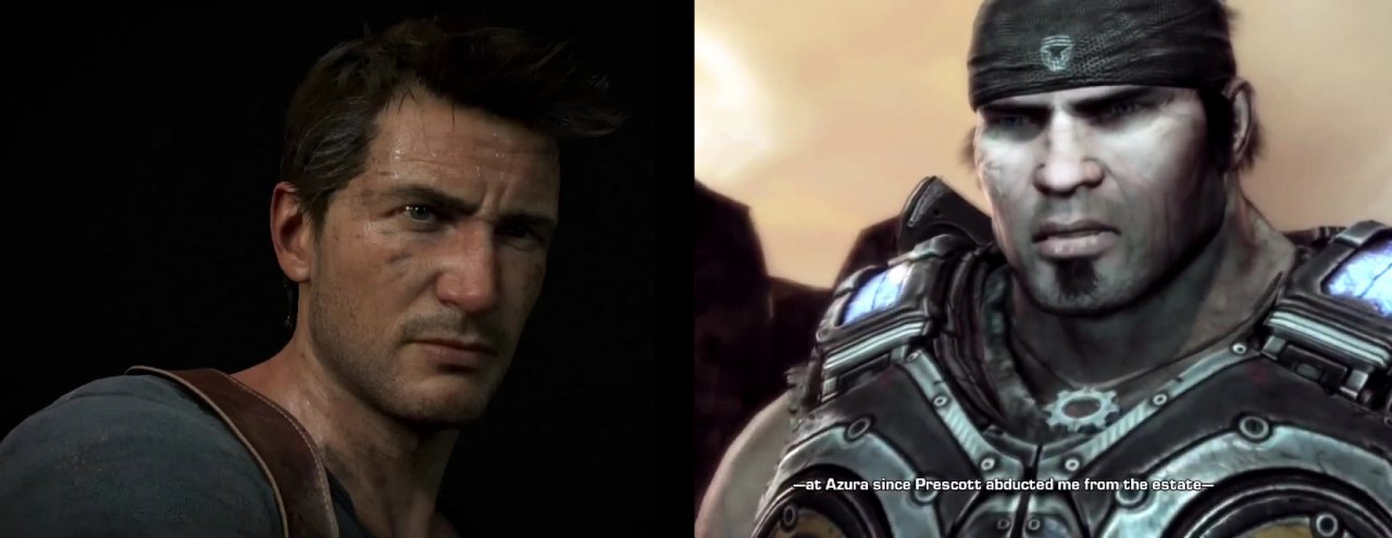 [12/02/2015] Auf der einen Seite der bullige Kriegsveteran Marcus Fenix, auf der anderen Seite Vollzeit-Abenteurer Nathan Drake. Wer dieses Duell für sich entscheiden würde, ist fraglich - denn beide haben schon in jeweils drei Spielen Kampf-Erfahrung sammeln können. Fenix ist gut gepanzert und führt ein Arsenal mit sich, welches von dem ikonischen Lancer, bis zur abgesägten Shotgun reicht. Nathan Drake ist mit deutlich weniger Schutz unterwegs. Der Abenteurer setzt viel mehr auf seine Agilität, als auf seine pure Muskelkraft. Vielen Dank für den Tipp GenX66.