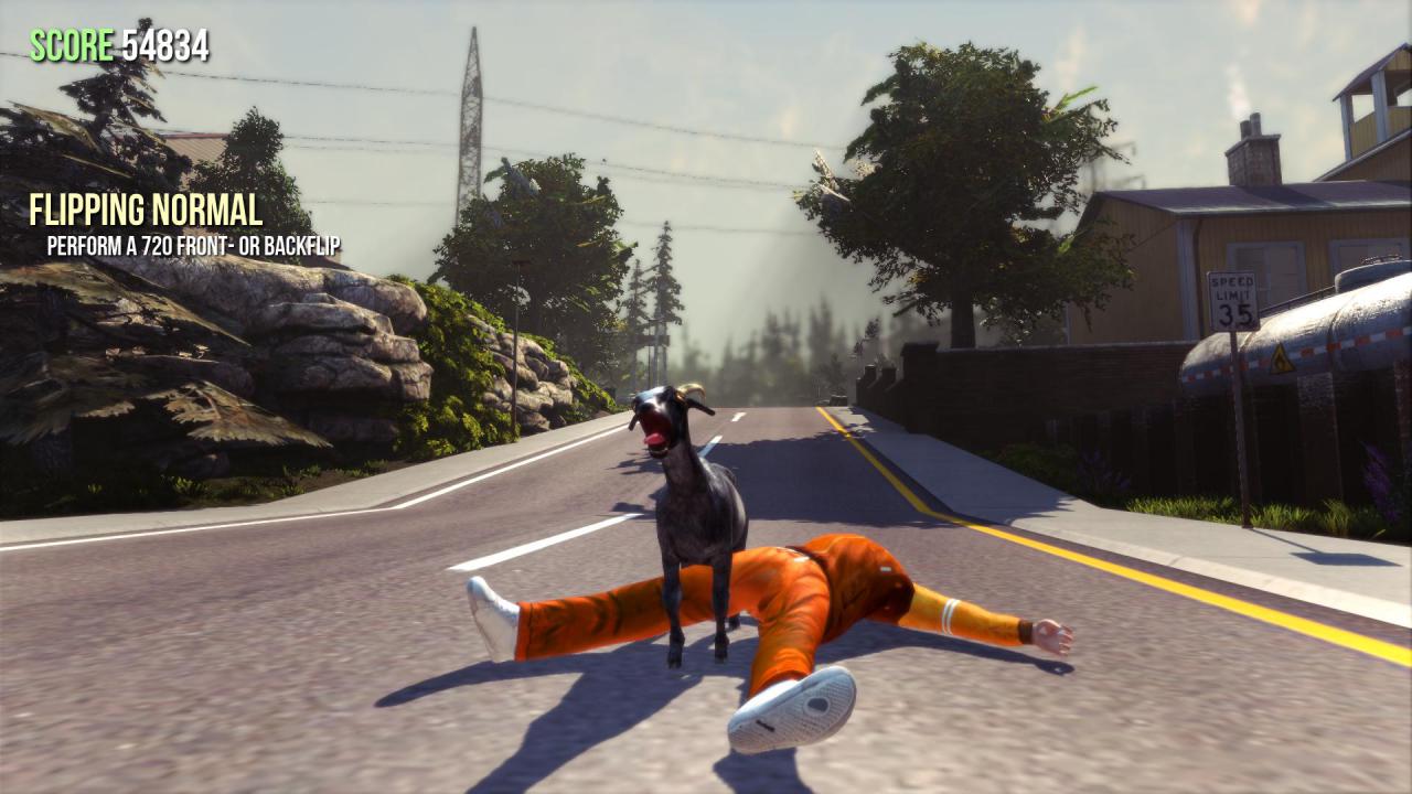 [19/02/2015] Wer schon immer mal eine Ziege sein wollte, hat bei Goat Simulator die Möglichkeit dazu. Ihr könnt springen, rennen, Gegenstände anlecken und Sachen kaputt schlagen.