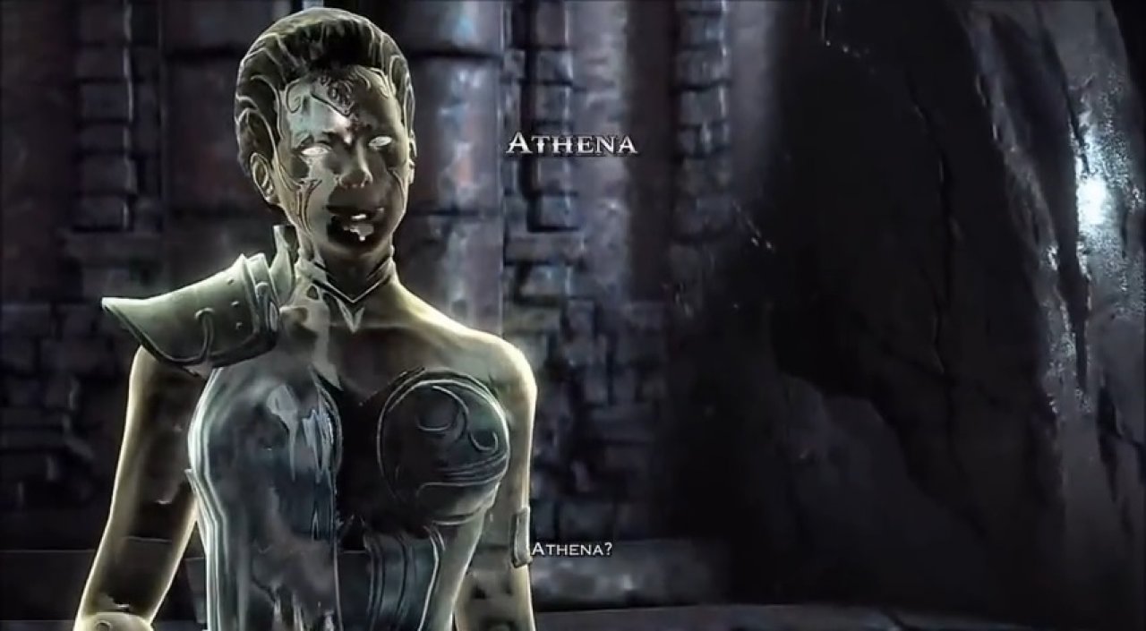 [02/03/2015] Athene aus God of War. Die Göttin der Weisheit zu töten, ist eine dumme Idee. Obwohl sie Mitgefühl für Kratos hatte, will sie den Olymp verteidigen und Kratos davon abhalten, Zeus zu töten. Kratos 