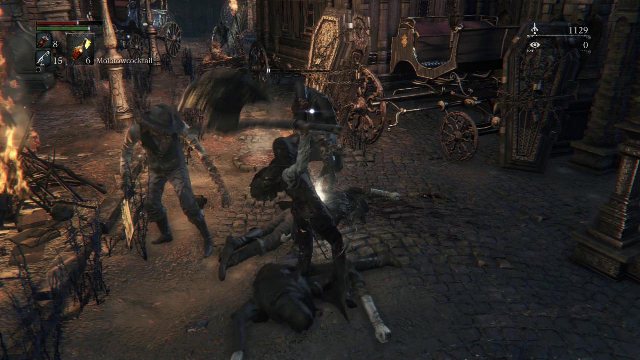 [27/03/2015] Zu Beginn des Spiels hat man die Wahl zwischen drei Waffen: Einer Axt für Strength-Builds, ein Gehstock für Dex-Spieler und den Wertezwitter Saw Cleaver.