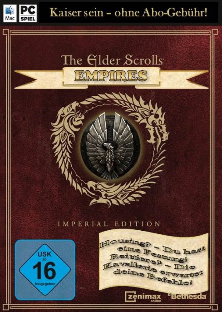 [03/03/2015] Ihr vermisst in Elder Scrolls Online das Housing und grämt euch, nicht Kaiser werden zu können? Kein Problem, denn im Strategie-Ableger Elder Scrolls Empires kann jeder den Kaiserthron besteigen und das ganz ohne Abos und Server-Wartungen!
