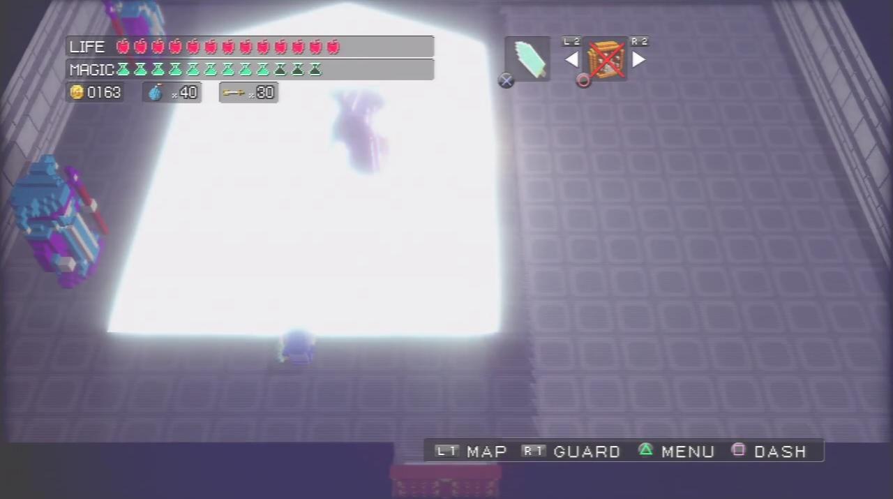 [27/03/2015] Die Schwerter aus 3D Dot Game Heroes sind so riesig, dass sogar Cloud Strife vor Neid erblassen würde. Die größte Waffe des Spiels ist das Giga-Schwert . Dieses Schwert nimmt schnell einmal den ganzen Bildschirm ein. Das macht es recht schwer, seine Gegner zu verfehlen. Danke für den Hinweis, [zen].