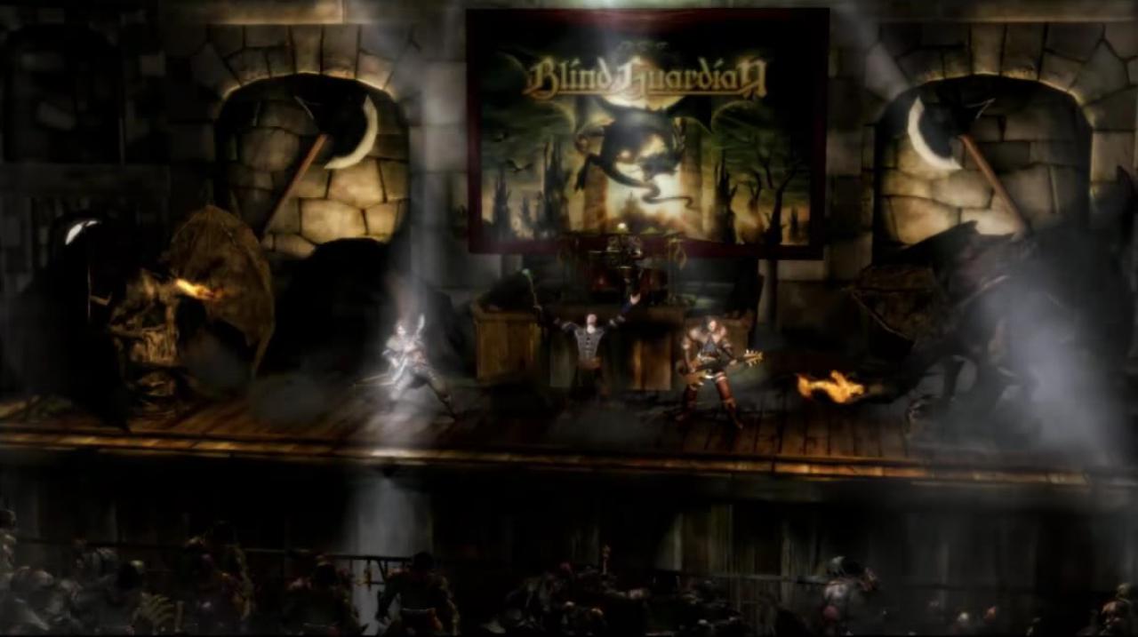 [11/03/2015] Die deutsche Metal-Band Blind Guardian widmet dem Action Adventure Sacred 2 - Fallen Angel nicht nur den Titelsong, sondern hat auch einen Gastauftritt im Spiel. Bevor ihr allerdings in den Genuss des Ingame-Konzerts kommt, müsst ihr erst eine Reihe von Quests erledigen, in denen ihr das Equipment der Band beschafft. Sind alle Instrumente zurückgebracht, könnt ihr euch zurücklehnen und den Auftritt von Blind Guardian genießen. Das Lied 