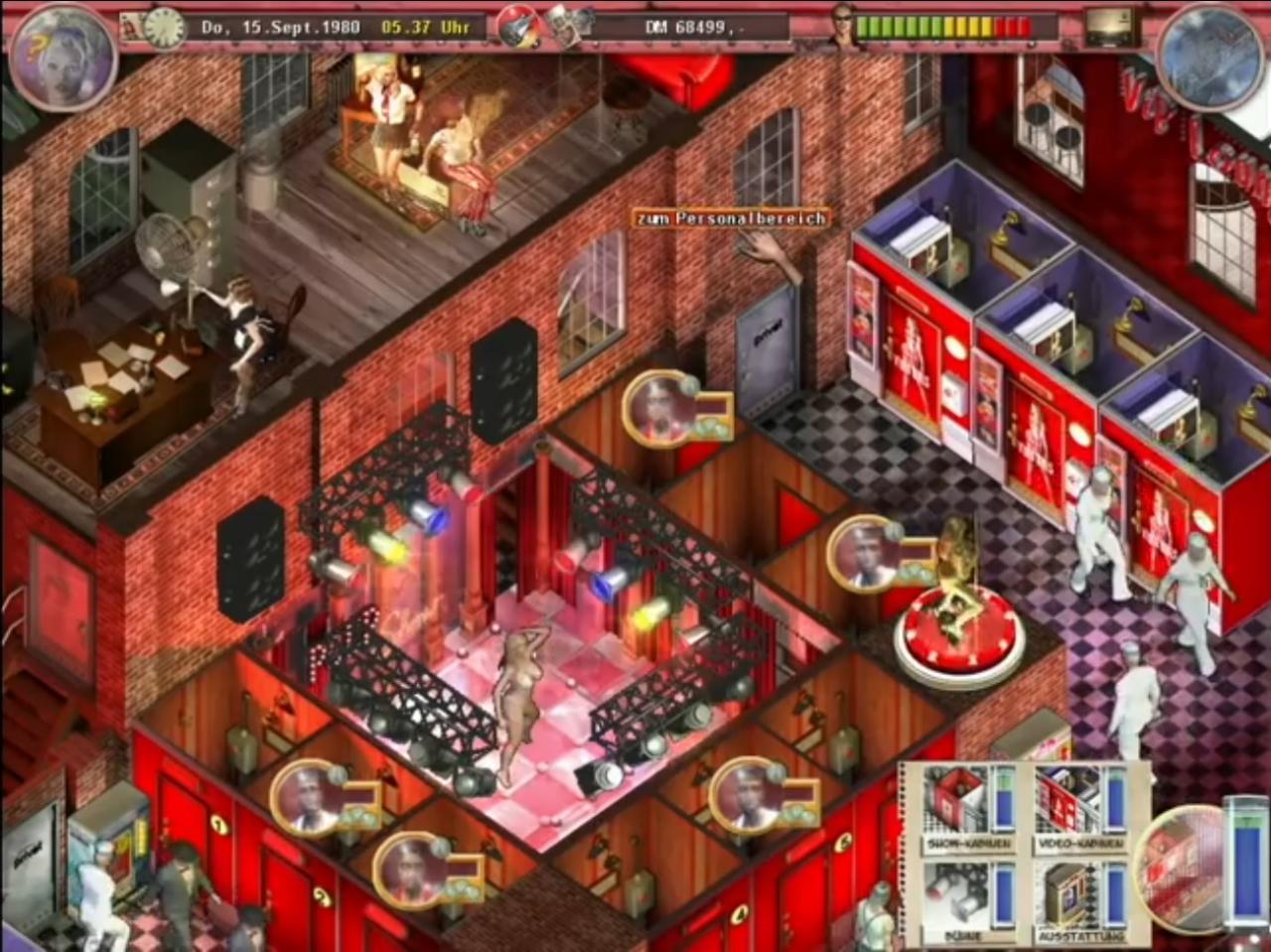 [25/03/2015] 2. Rotlicht-Simulator: Ein seltsamer Simulator? Was Sexistisches? Und technisch veraltet? Das sind ja gleich drei Wünsche auf einmal! Der Rotlicht-Simulator erfüllt sie alle! Dieses Spiel verbindet spießig-langweiliges Gameplay mit schmuddelig-trashiger Bordell-Atmosphäre. Das ideale Game für den unscheinbaren Herren von nebenan, der abends das Rotlicht-Viertel aufsucht! Und nein, das Spiel ist keine Parodie, zumindest keine freiwillige.