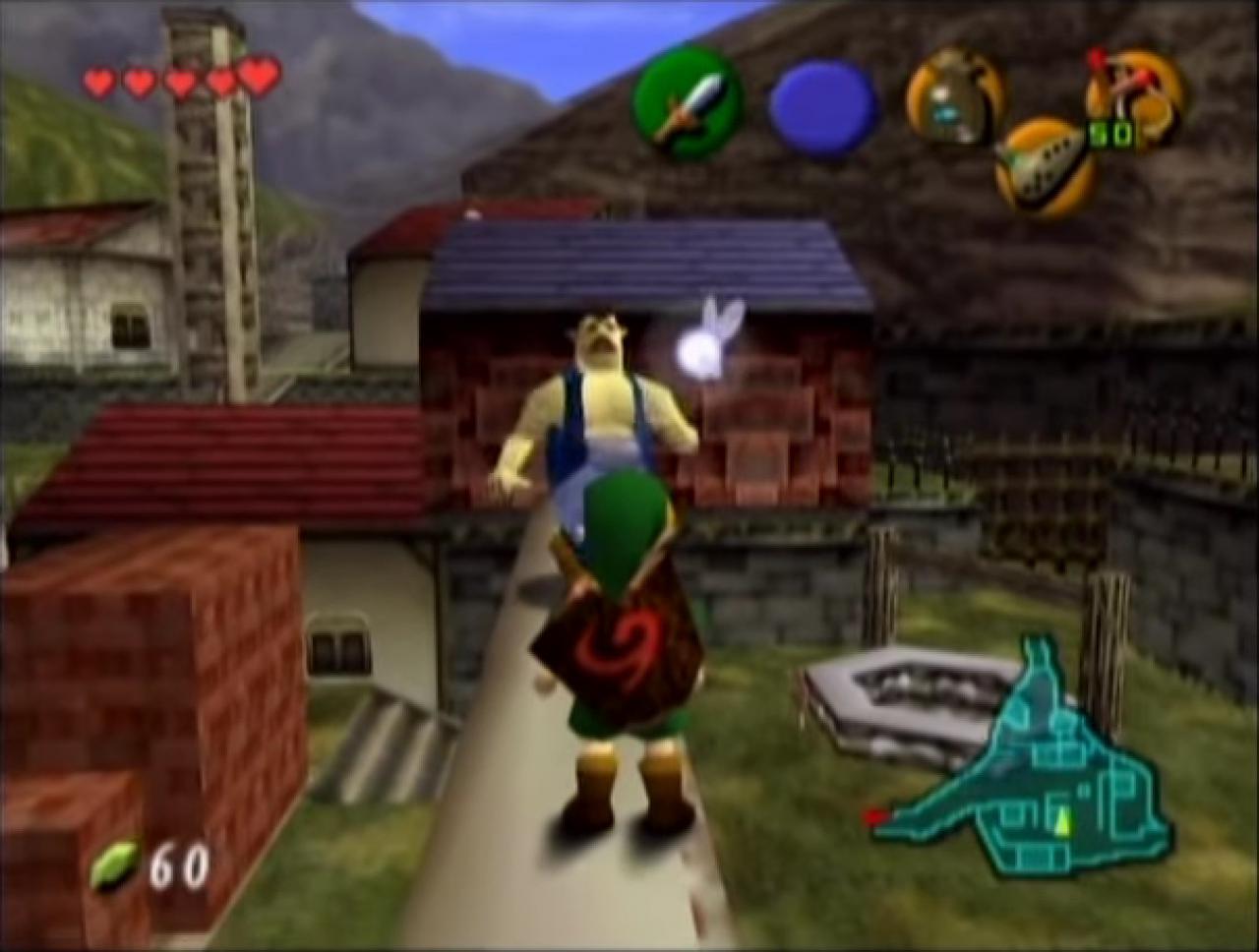[31/03/2015] In der deutschen N64-Version von Ocarina of Time sind die Zimmerleute in Kakariko nach den Beatles benannt. Paul, Ringo, John und George wurden allerdings für die Nintendo 3DS Version des Spiels in Ben, Bodo, Bosco und Baldo umbenannt.