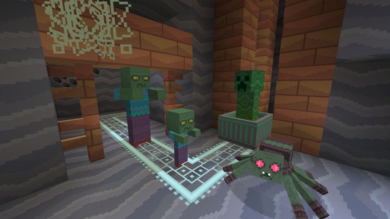 [25/03/2015] Dass auch Untote Ecken und Kanten besitzen, beweisen die Zombies aus Minecraft. Die aggressiven Monster bewegen sich die meiste Zeit ziellos durch die bunte Welt aus Würfeln. Begegnet ihnen ein Dorfbewohner oder Spieler, nehmen sie sofort die Verfolgung auf. Bei Sonnenlicht gehen die furchteinflössenden Kreaturen in Flammen auf, weshalb sie am Tag vorwiegend in Gewässern und in dunklen Höhlen zu finden sind.
