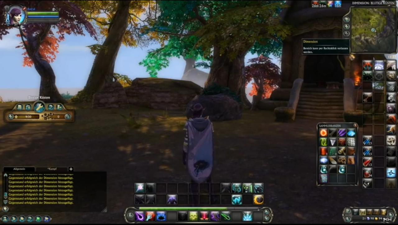 [30/03/2015] 8. Rift: Die Behausungen, die in Rift jeder Charakter nach einer Zugangsquest erhält, sind instanziert. Das hat den Nachteil, dass man sein Zuhause nicht öffentlich präsentieren kann, aber auch den Vorteil, dass für jeden Spieler mehr Platz zur Verfügung steht. In Rift heißen sie Dimensionen und sind Parallelwelten, die Teilen der offenen Welt nachempfunden sind. Mit einer Zugangsquest kann sich jeder Charakter schnell und einfach eine Dimension sichern. Allerdings ist auch hier der Ausbau deutlich aufwändiger als der Erwerb.