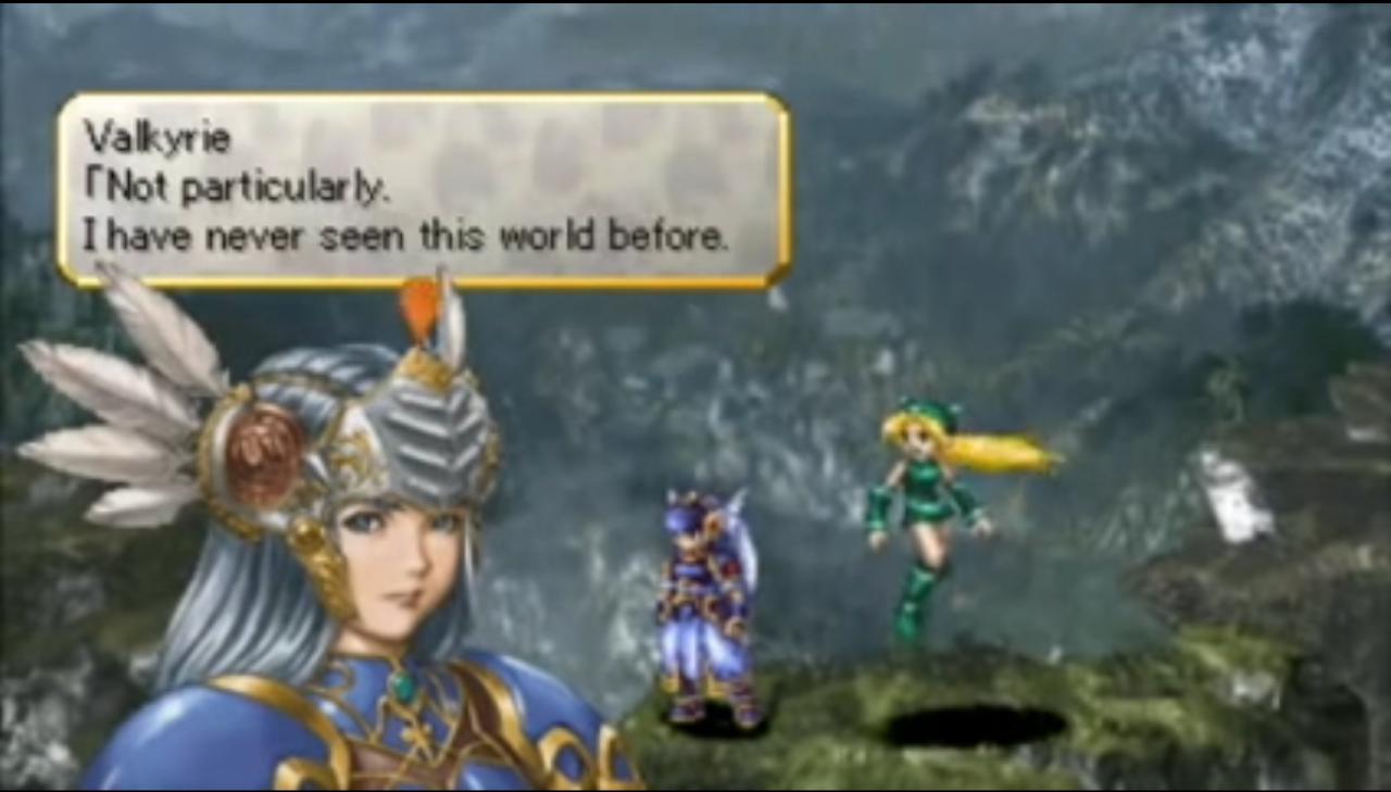 [02/04/2015] Valkyrie Profile: Etliche Gottheiten der germanischen Sage haben ihren Auftritt in Valkyrie Profile. So spielen Odin und Freya wichtige Rollen. Hauptaufgabe des Spielers ist es, als Walküre Einherjar zu rekrutieren, die bei Ragnarök auf Seiten der Götter in die Schlacht ziehen. Die alten Germanen dürften sich Walküren um einiges grimmiger vorgestellt haben. Die Aufgabe der Walküren war es aber tatsächlich, auszuwählen, wer in der Schlacht starb und Walhalla würdig war.