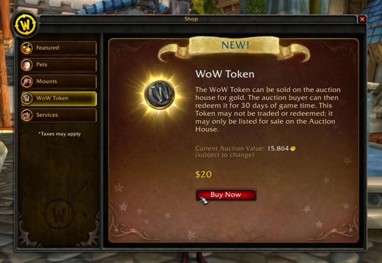 [07/04/2015] Ab heute ist die WoW-Marke in World of Warcraft verfügbar. (1)