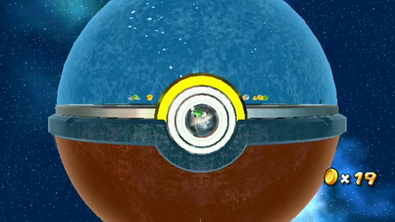 [29/04/2015] In Super Mario Galaxy gibt es einen Planeten, der wie ein Pokéball aussieht.